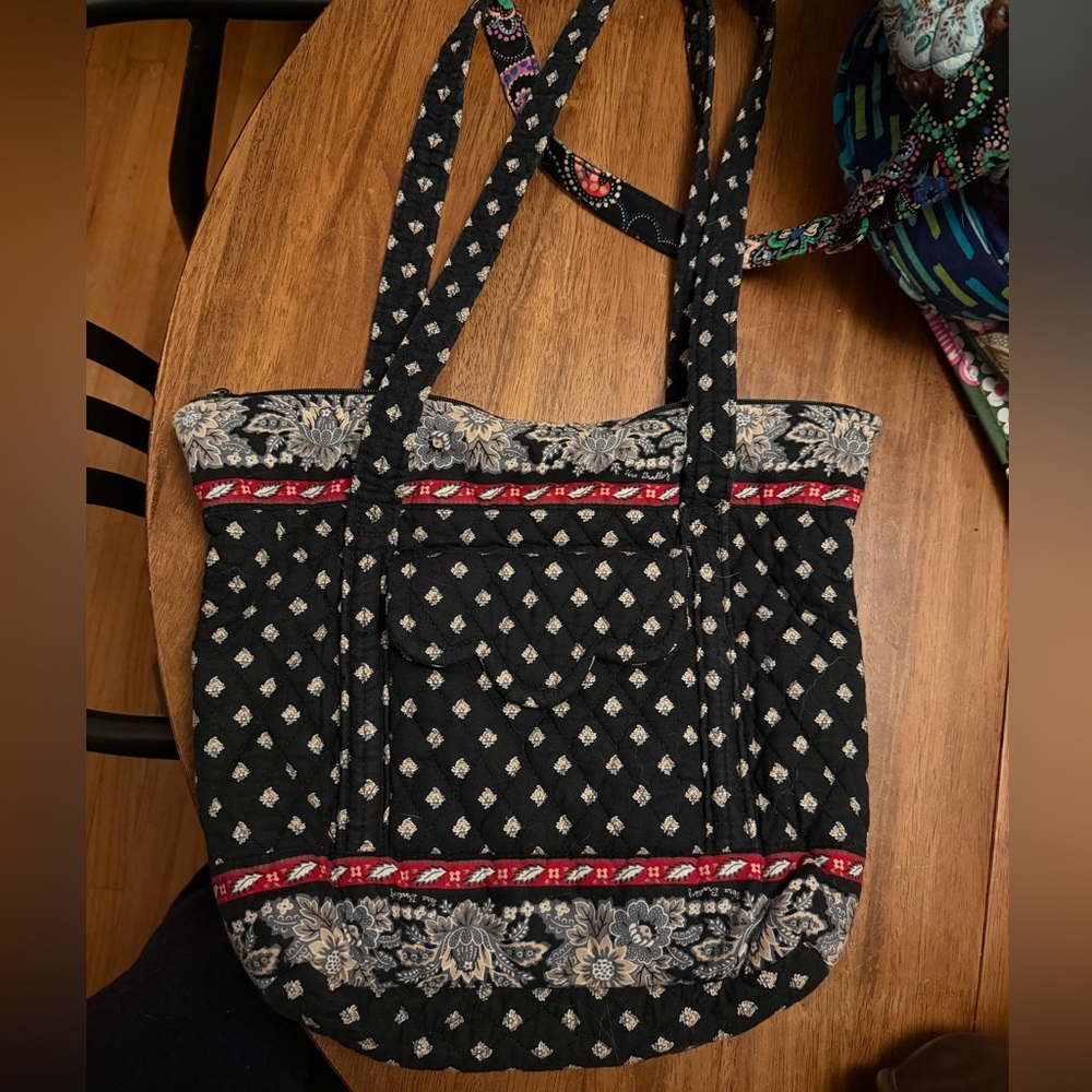 Vera Bradley Villager Bag-Classic Black 2002-2005